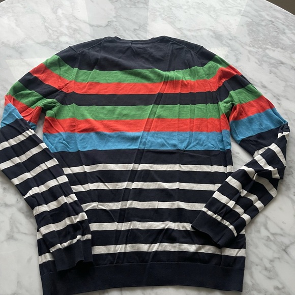 H&M Multicolor nautical silk/cotton blend sweater, size small - Picture 3 of 9